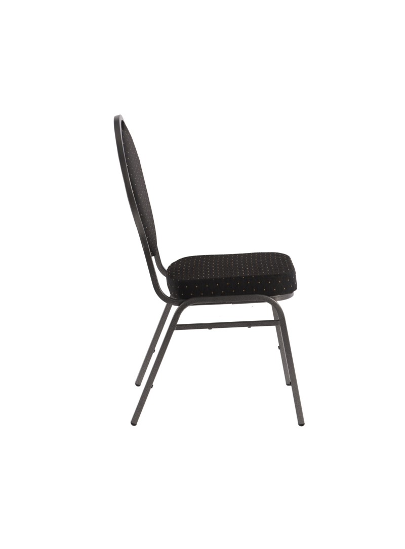 Chaise pour salle de réunions empilable avec crochet h17728