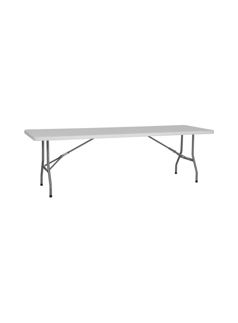 Table pliante rectangulaire en polyéthylène haute densité 240 x 76 cm - VIF  Furniture